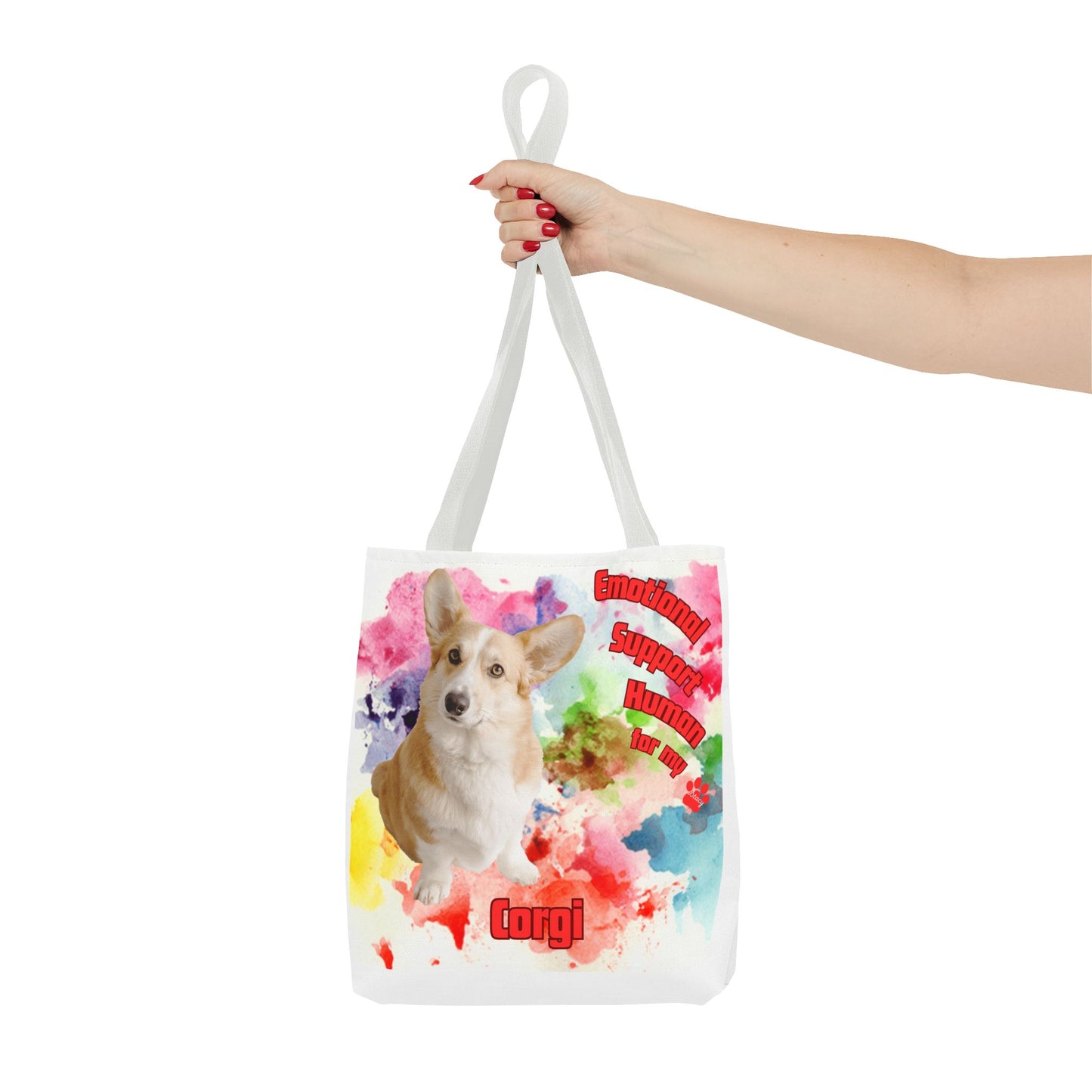 Emotional Support Human for my Corgi Tote bag