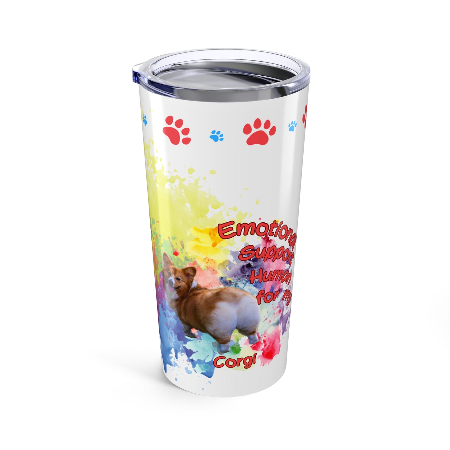 Emotional Support Human for my Corgi Coffee Tumbler