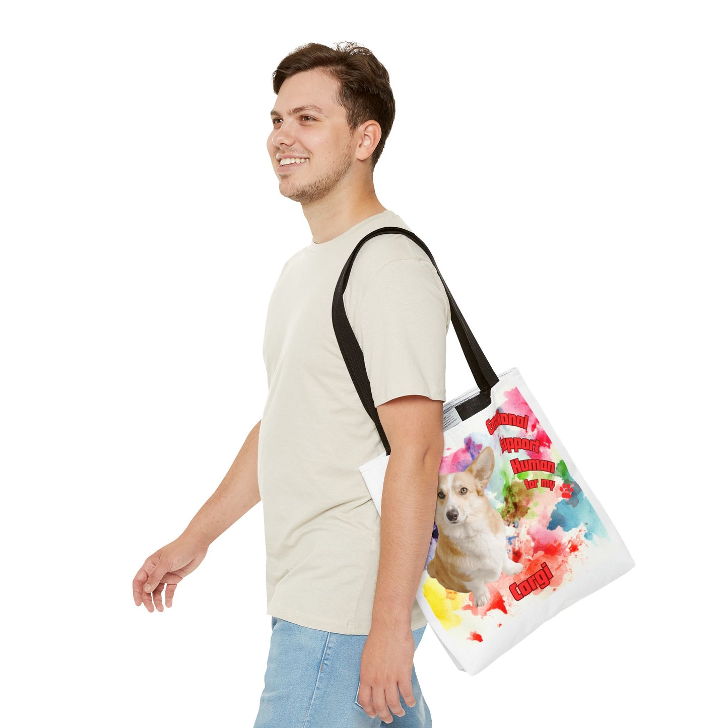 Emotional Support Human for my Corgi Tote bag
