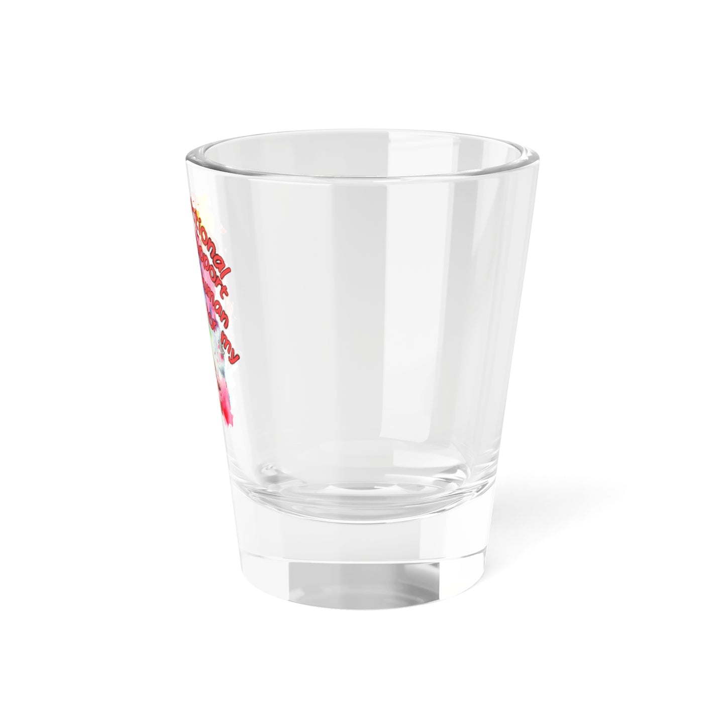 Emotional Support Human for my Beagle Shot Glass