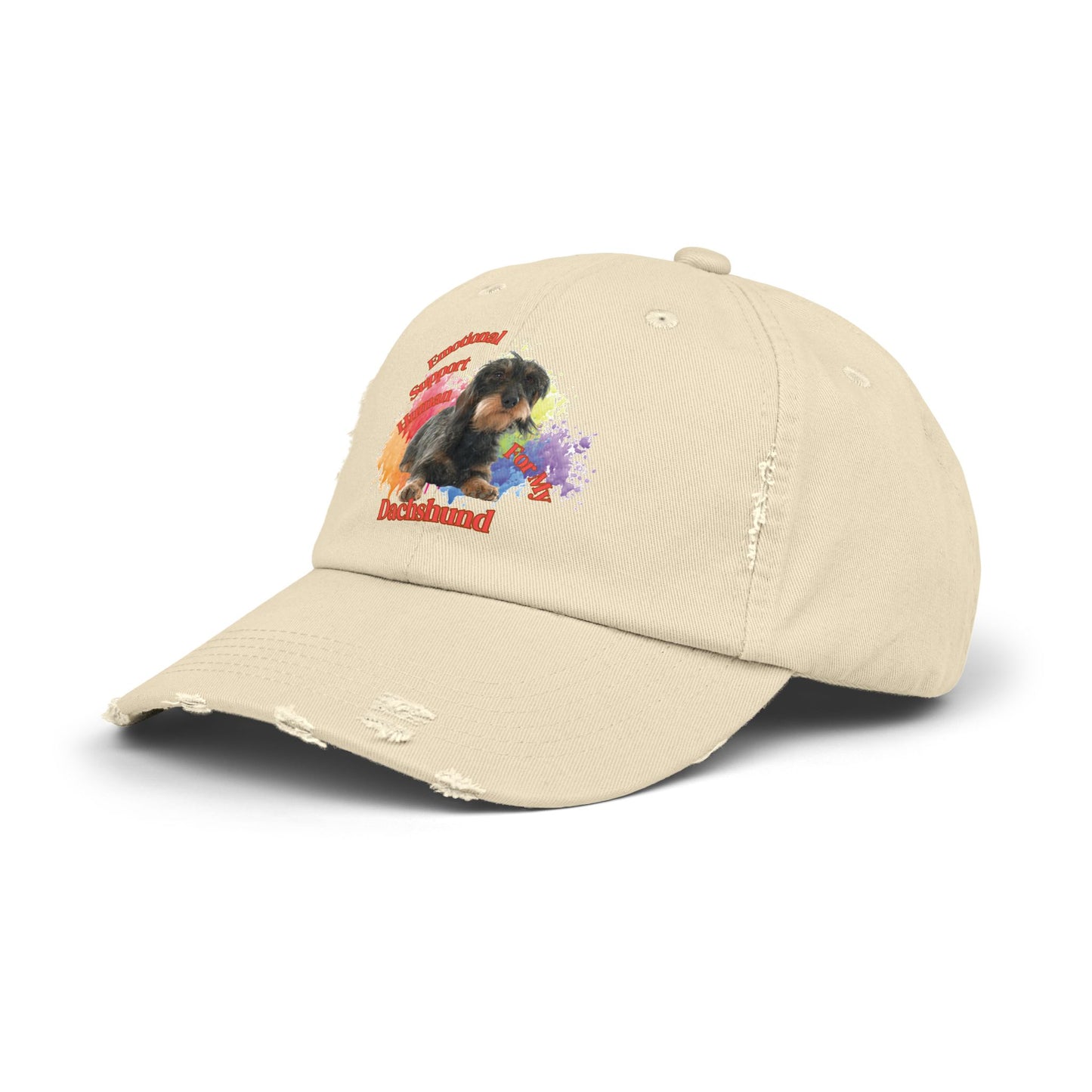 Emotional Support Human for my Dachshund wire haired hat