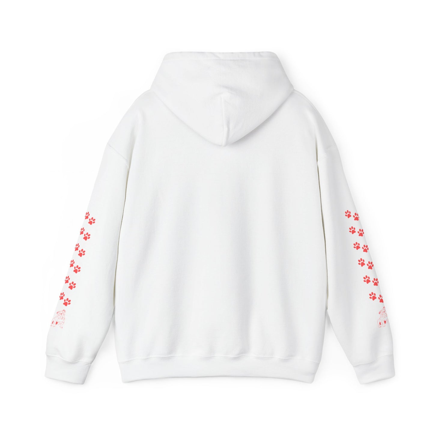 American Bulldog Emotional Support Human Unisex Heavy Blend™ Hooded Sweatshirt