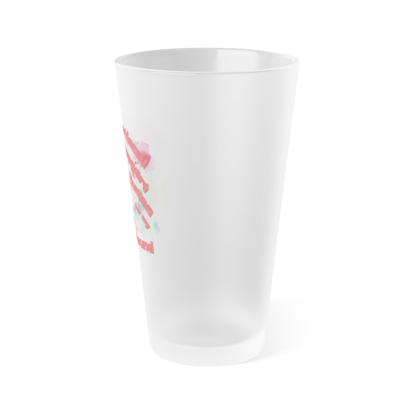Emotional Support Human for my Afghan Hound frosted Pint glass