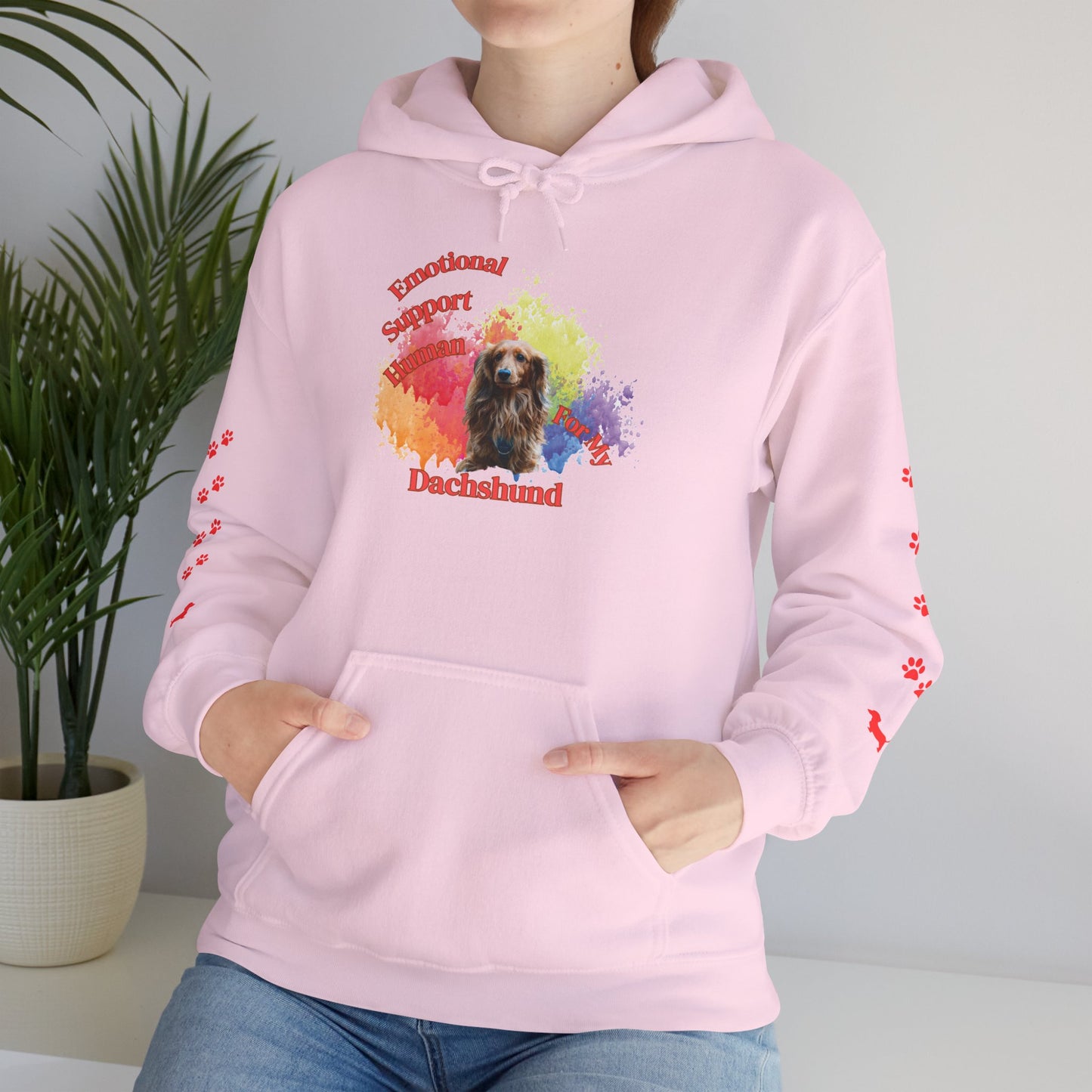 Emotional Support Human for my Dachshund Hoodie