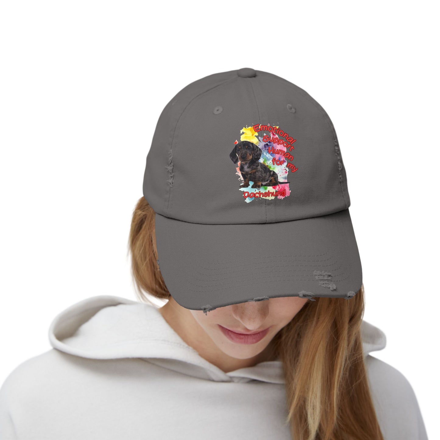 Emotional Support Human for my Dachshund Sooth Hair Hat