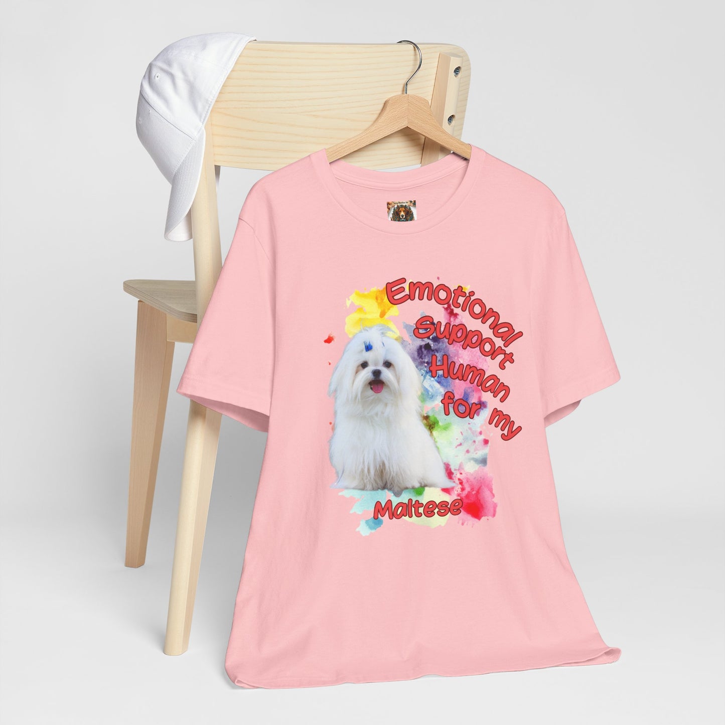 Emotional Support Human Maltese Tee