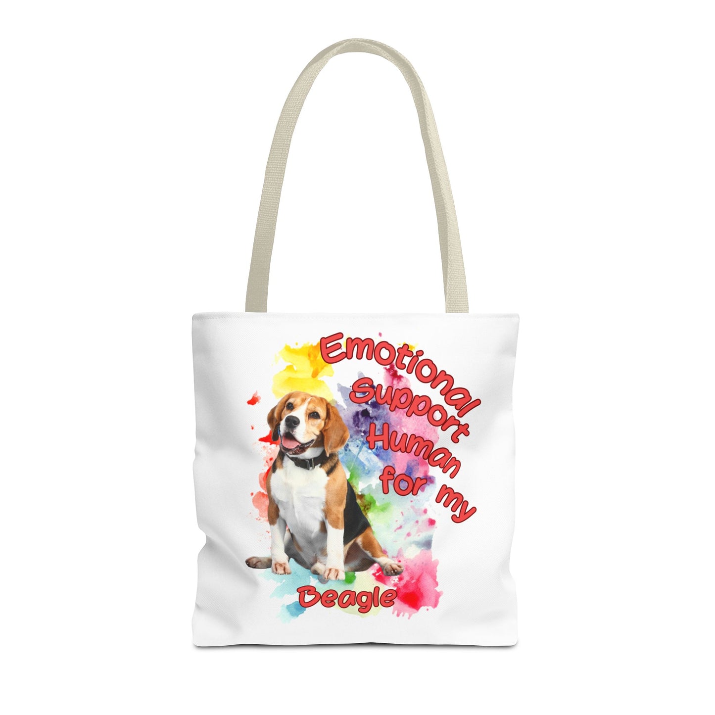 Emotional Support Human for my Beagle Tote Bag