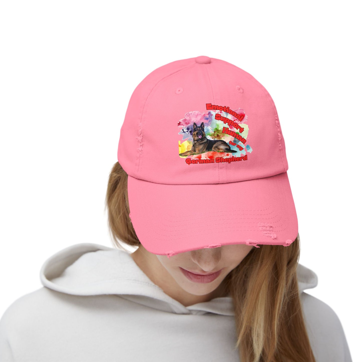 Emotional Support Human for my German Sheperd hat