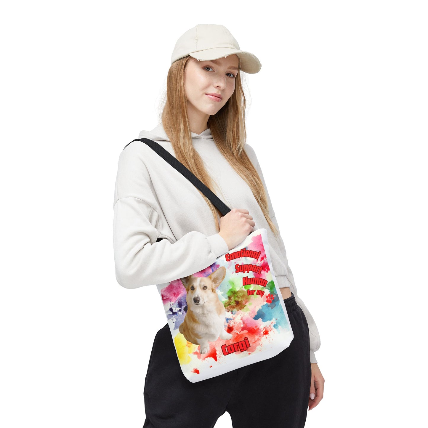 Emotional Support Human for my Corgi Tote bag