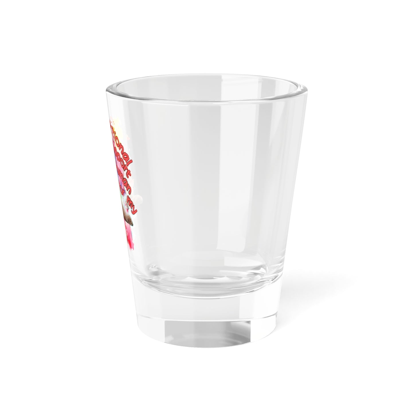 Emotional Support Human for my Doodle Dog Shot Glass