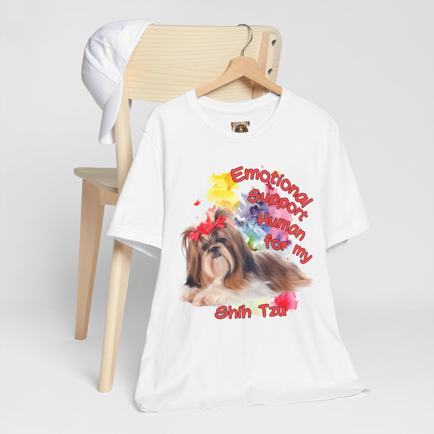 Emotional Support Human Shih Tzu Tee