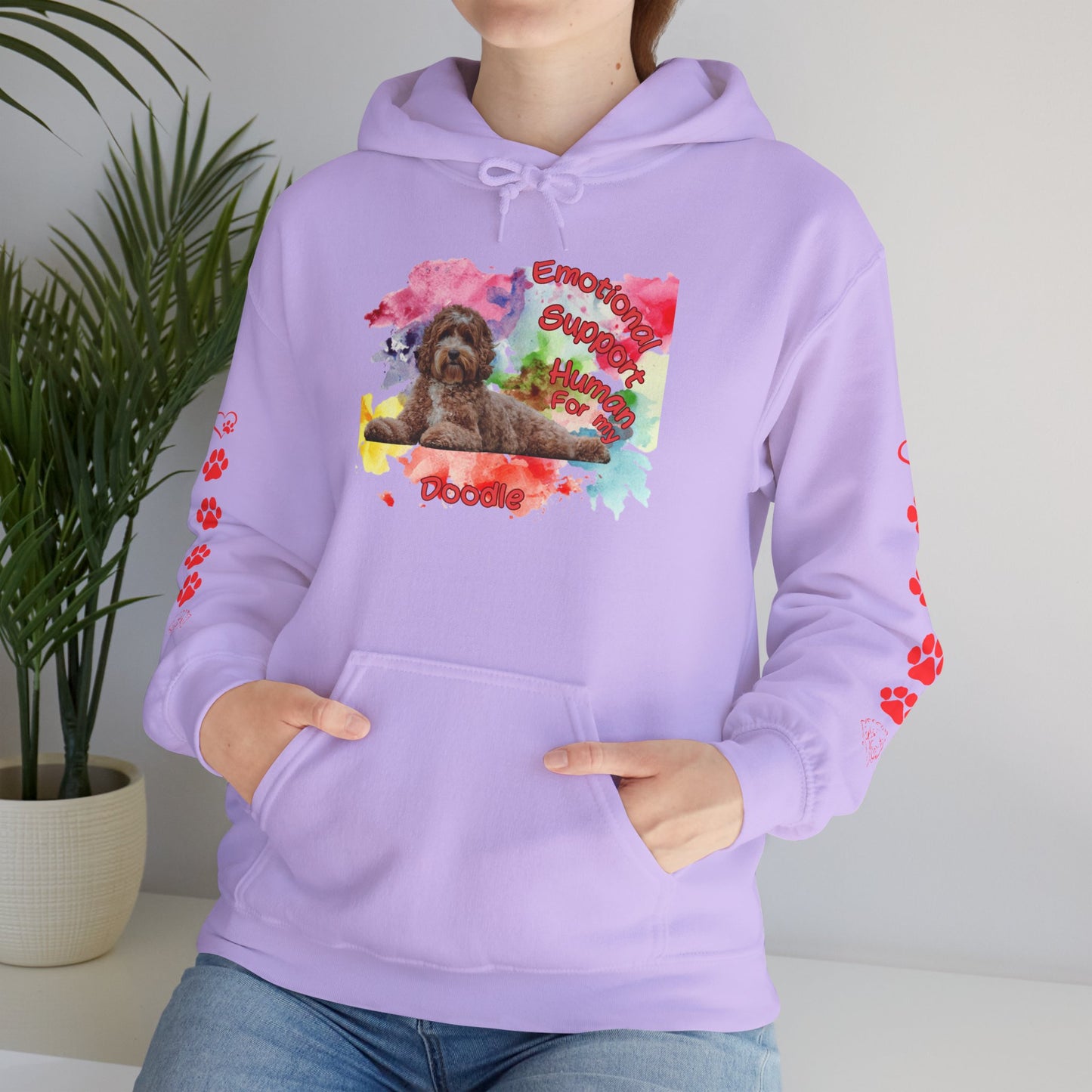 Emotional Support Human for my Doodle Hoodie