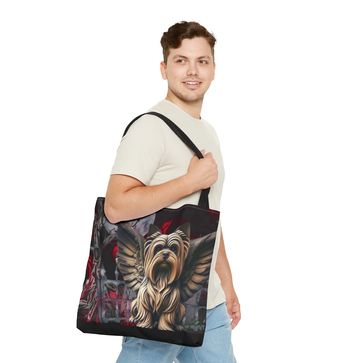 Yorkshire terrier Gargoyle Tote Bag