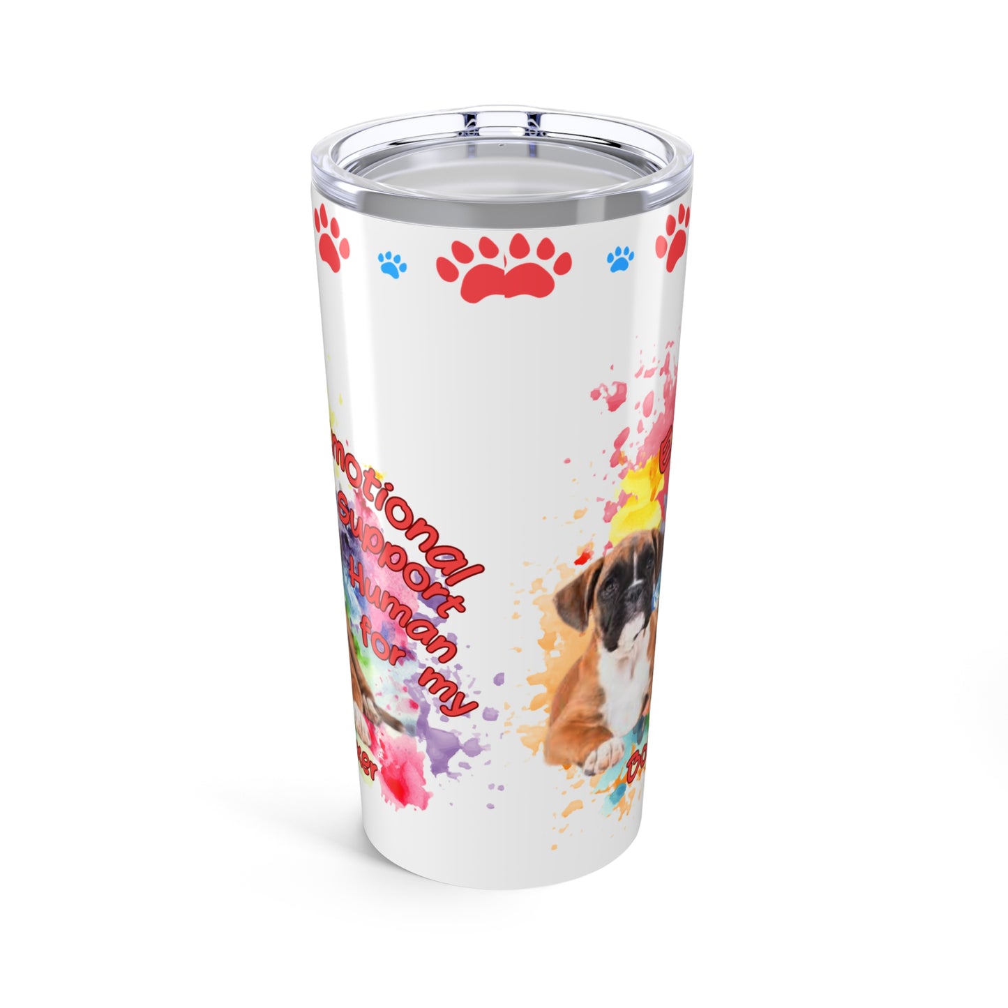 Emotional Support Human for my boxer Coffee Tumbler