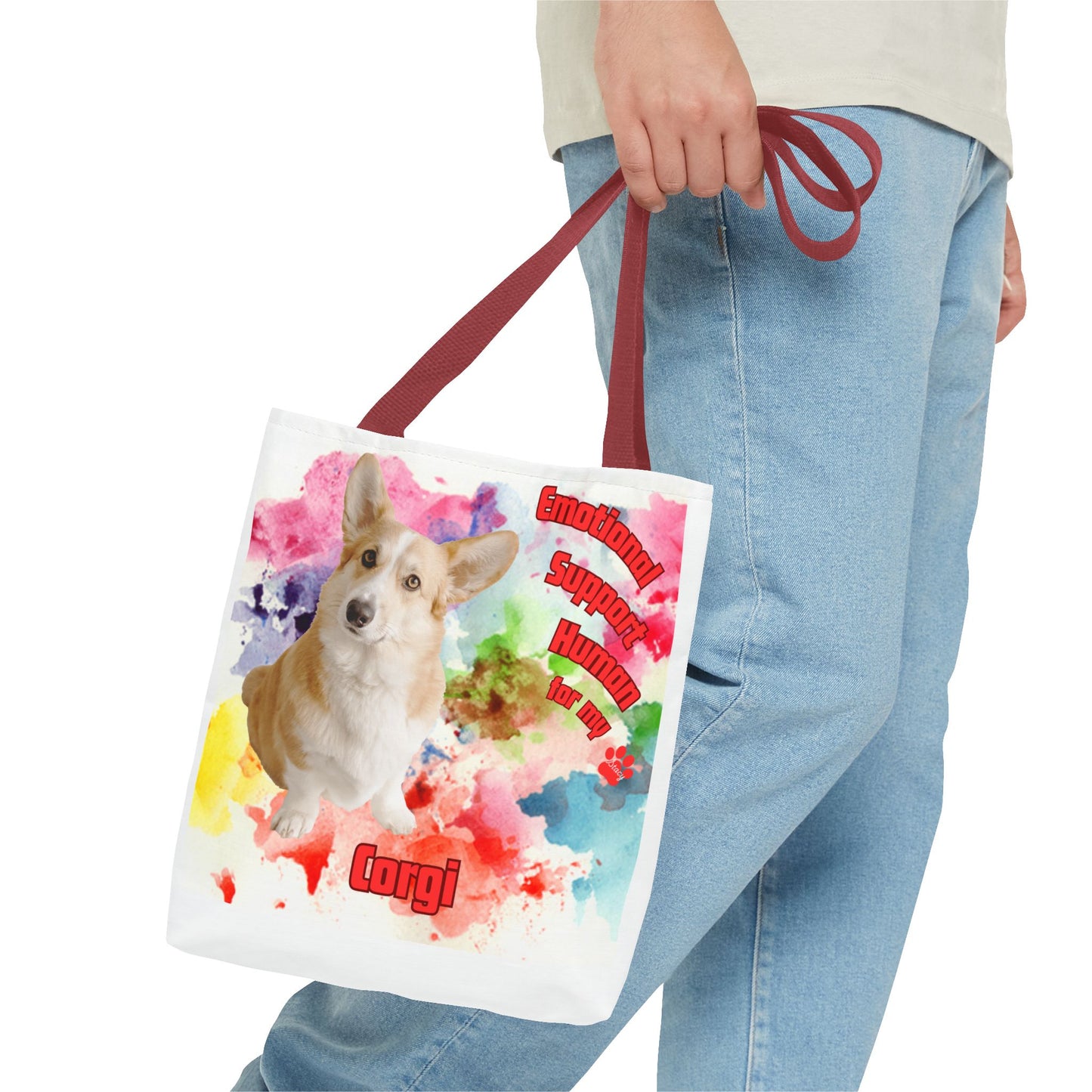 Emotional Support Human for my Corgi Tote bag