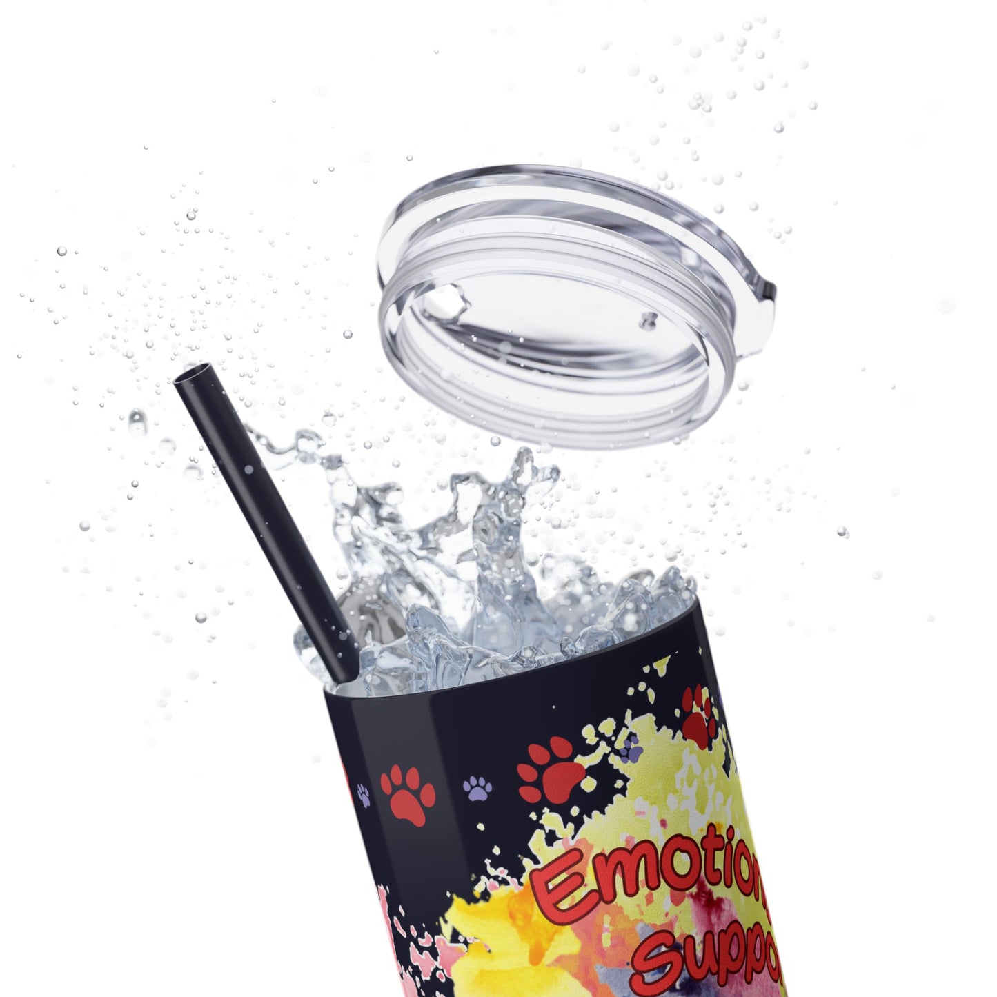 Emotional Support Human for my Dachshund Smooth Hair Skinny Tumbler