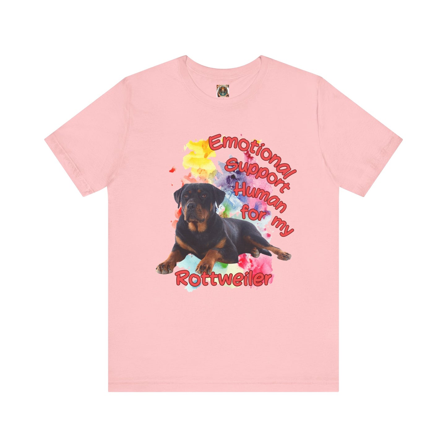 Emotional Support Human Rottweiler Tee