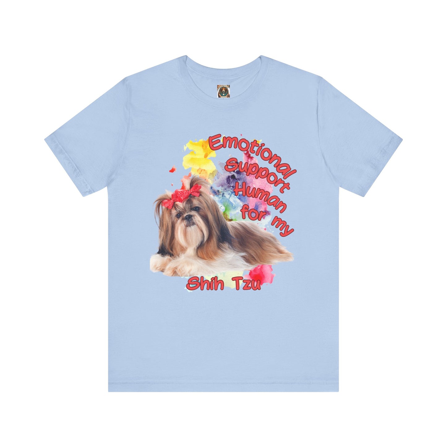 Emotional Support Human Shih Tzu Tee