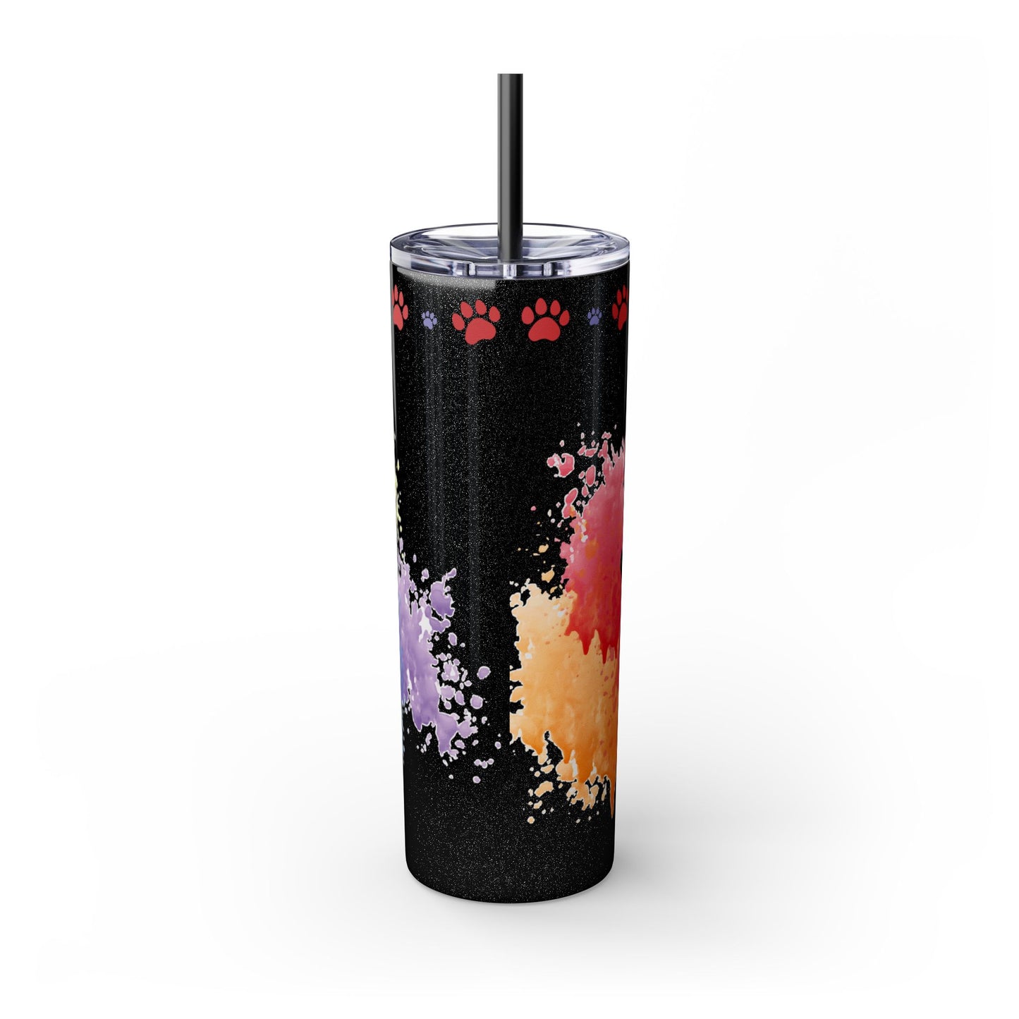 Emotional Support Human for French Bulldog Skinny Tumbler