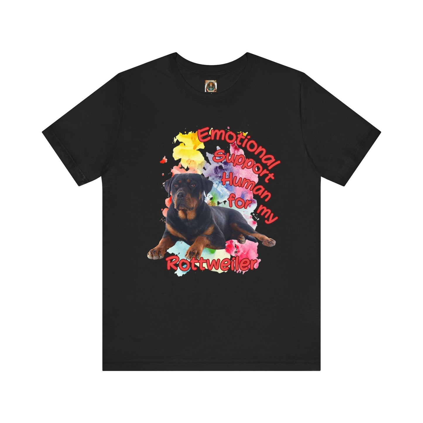 Emotional Support Human Rottweiler Tee