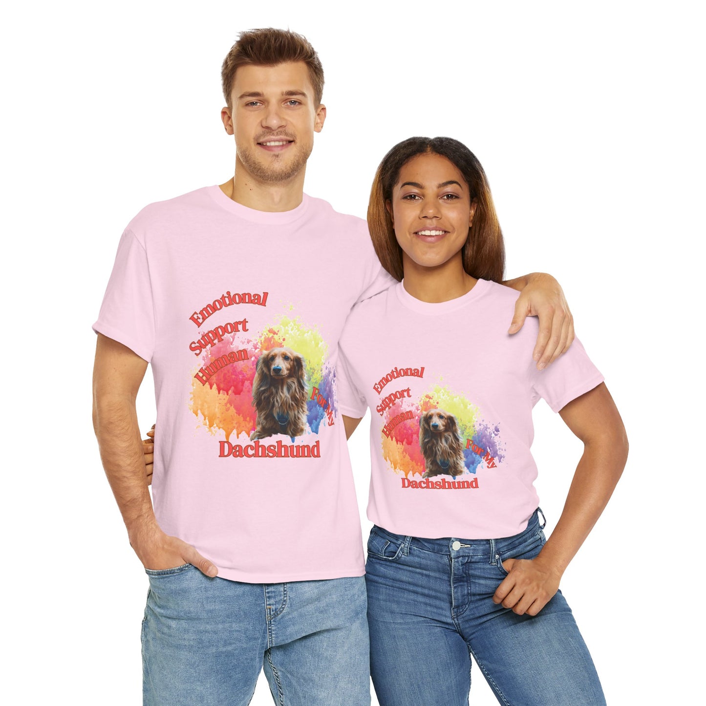 Emotional Support Human for my Dachshund T-shirt