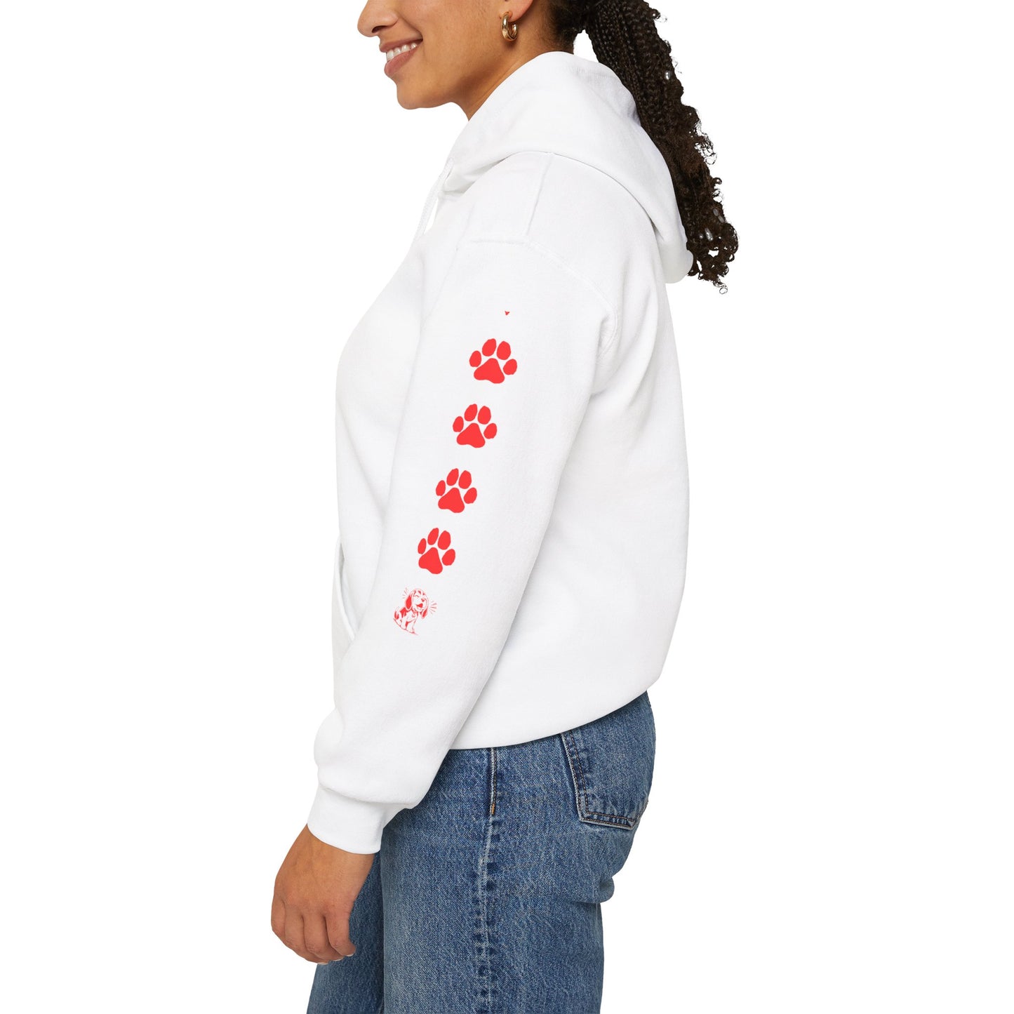 Cozy Emotional Support Human Hoodie for Beagle, Dog lovers comfort wear