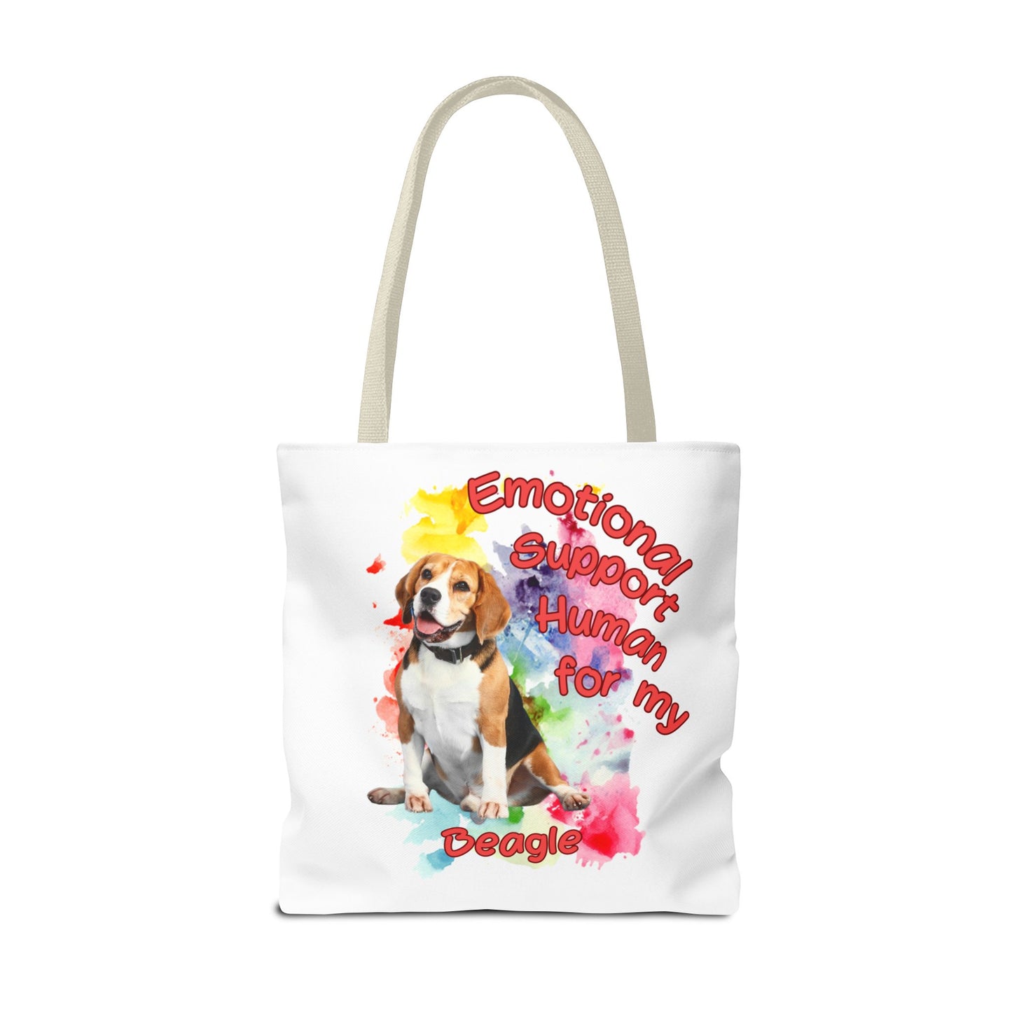 Emotional Support Human for my Beagle Tote Bag