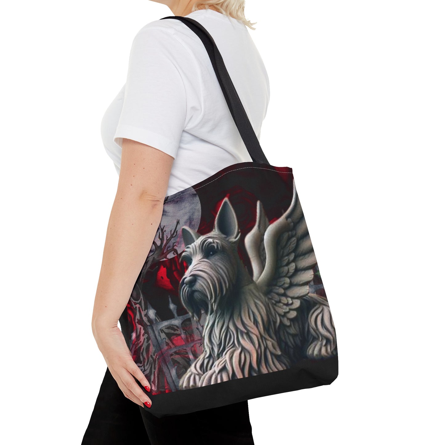 Scottish terrier Gargoyle Tote Bag