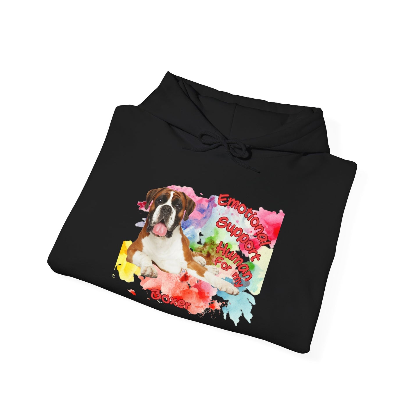 Emotional Support Human for my Boxer Hoodie
