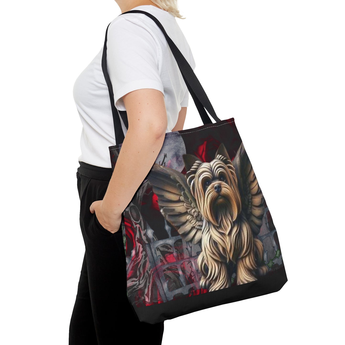 Yorkshire terrier Gargoyle Tote Bag