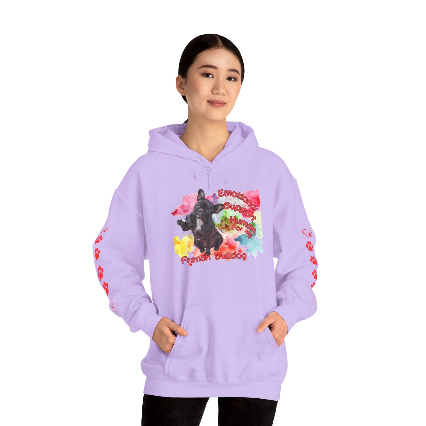 Emotional Support Human for my French Bulldog Hoodie