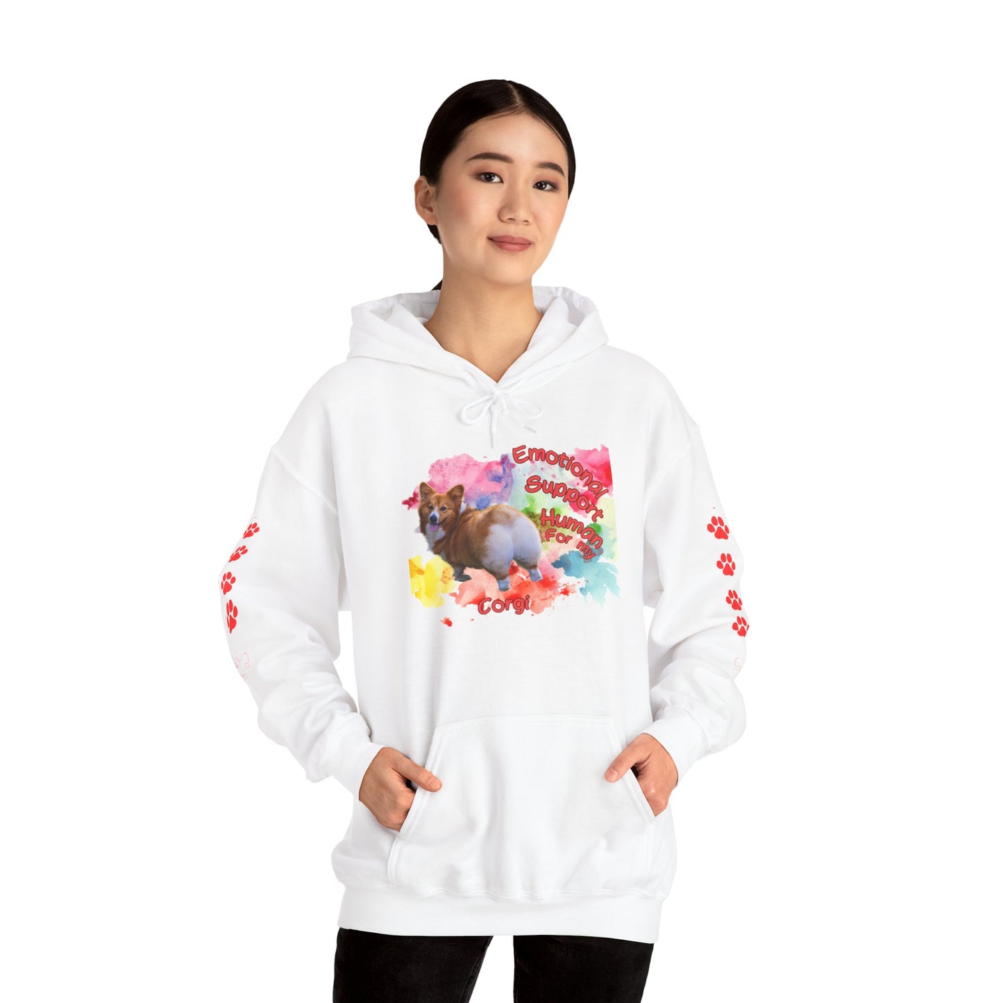 Emotional Support Human for my Corgi Hoodie