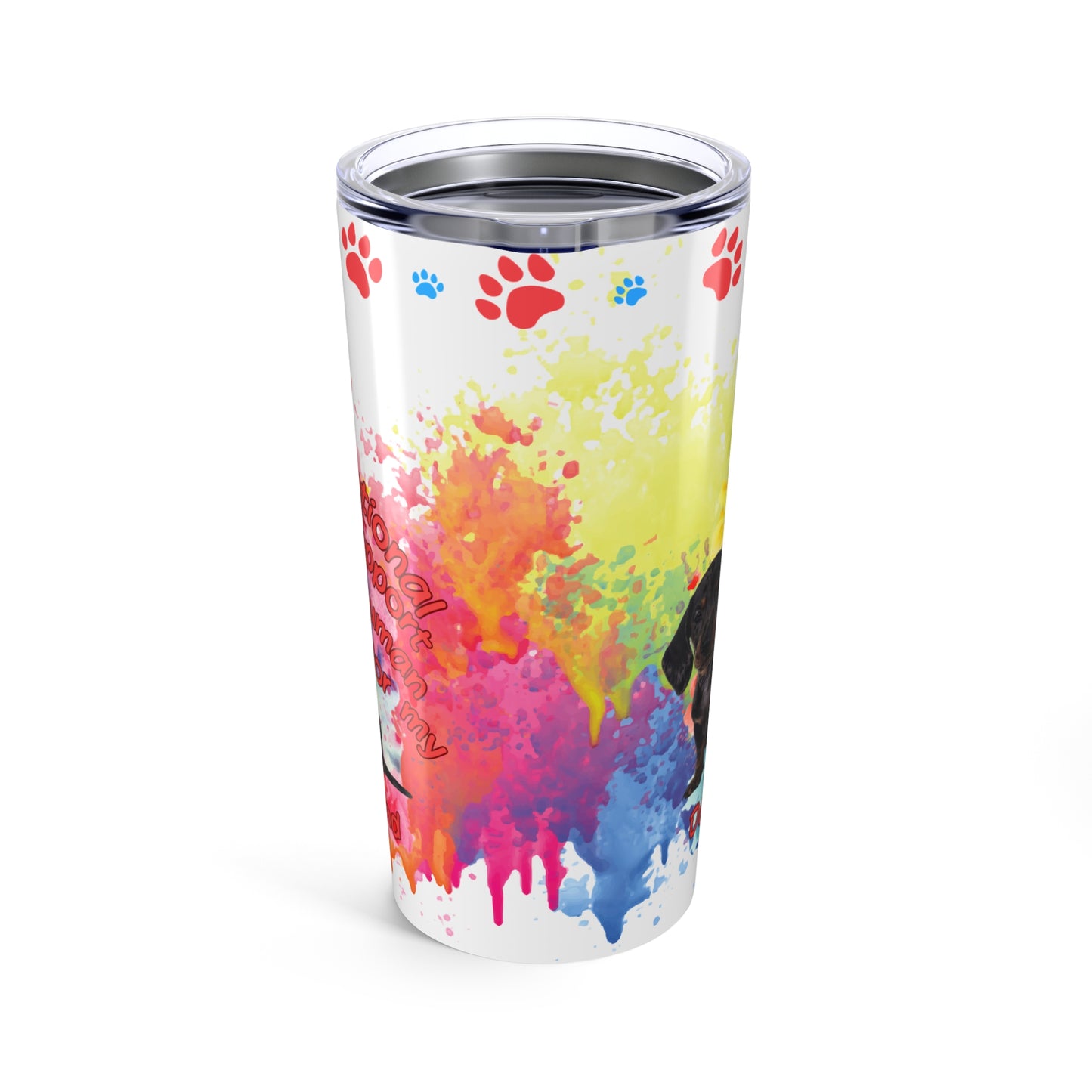 Emotional Support Human for my Dachshund Smooth Hair Coffee Tumbler