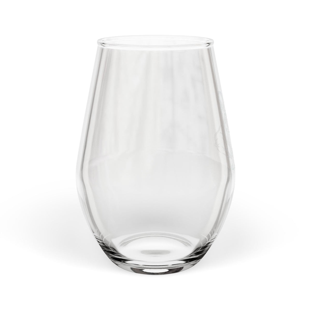 French Bulldog Sketch and Serve Engraved Stemless Wineglass