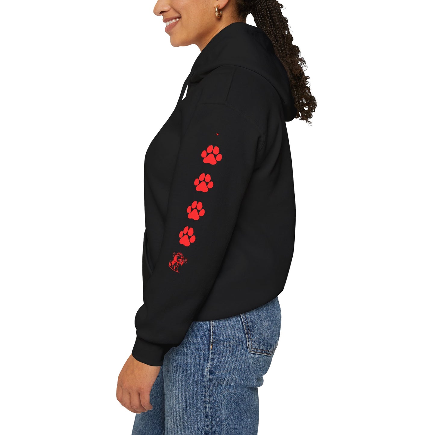 Cozy Emotional Support Human Hoodie for Beagle, Dog lovers comfort wear