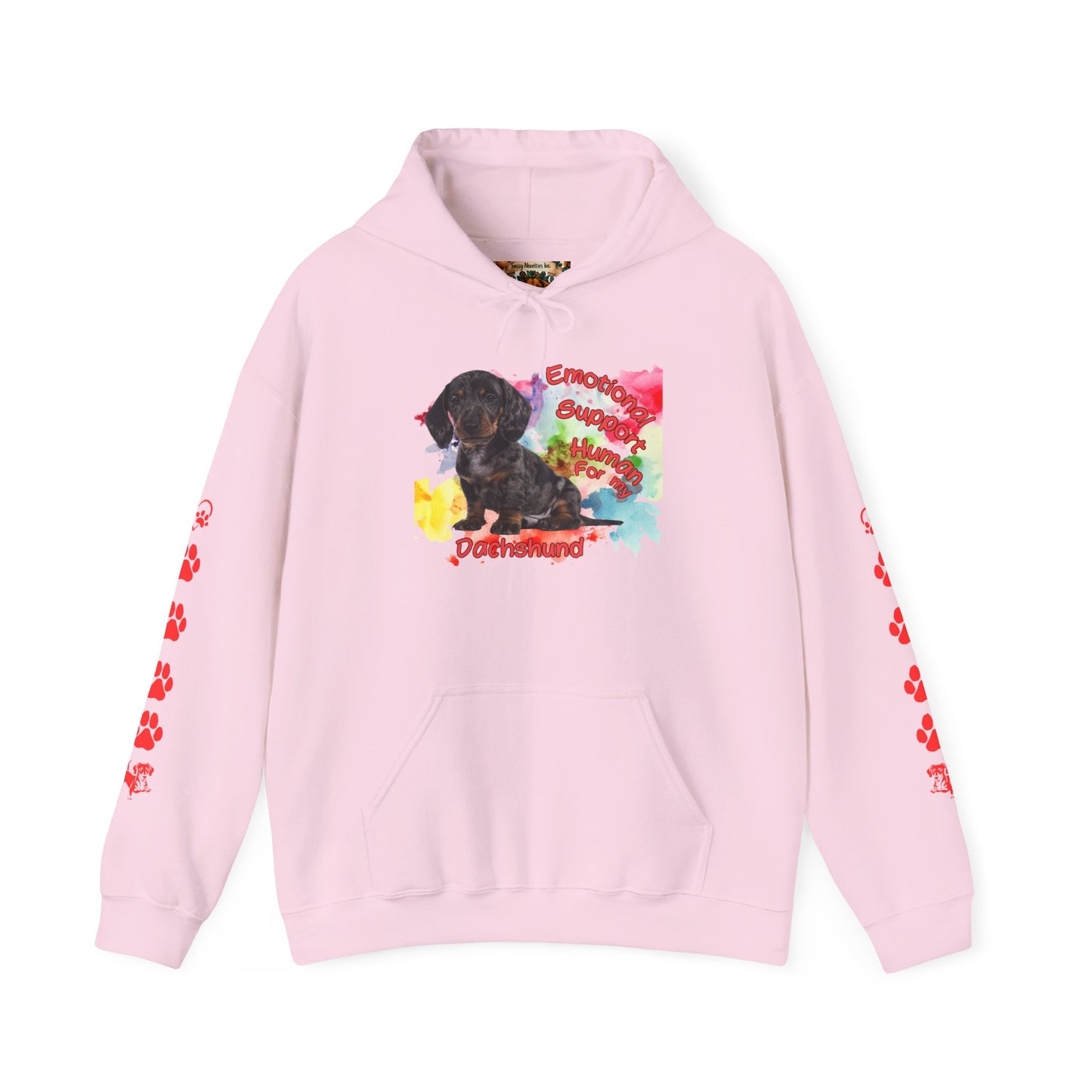 Emotional Support Human for my Dachshund Smooth hair Hoodie