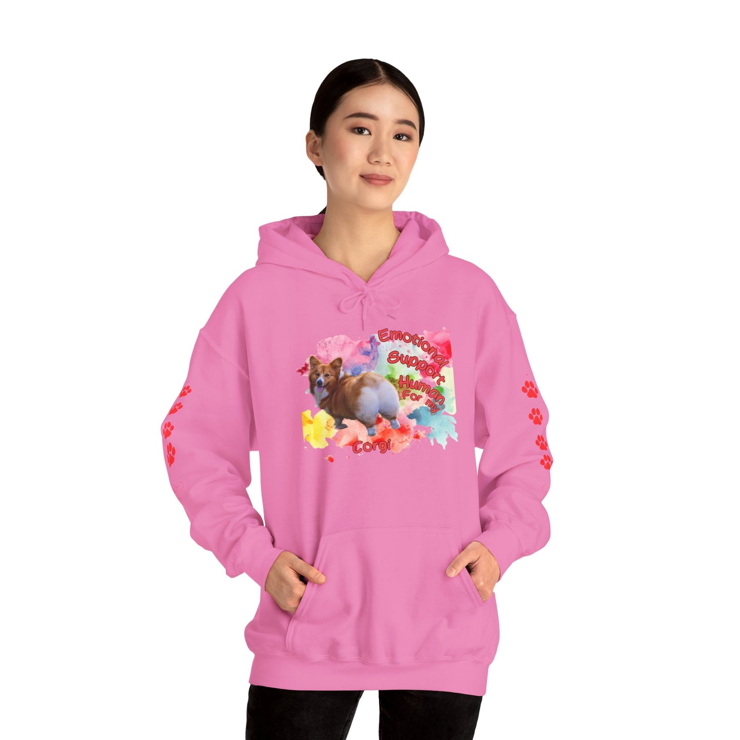 Emotional Support Human for my Corgi Hoodie