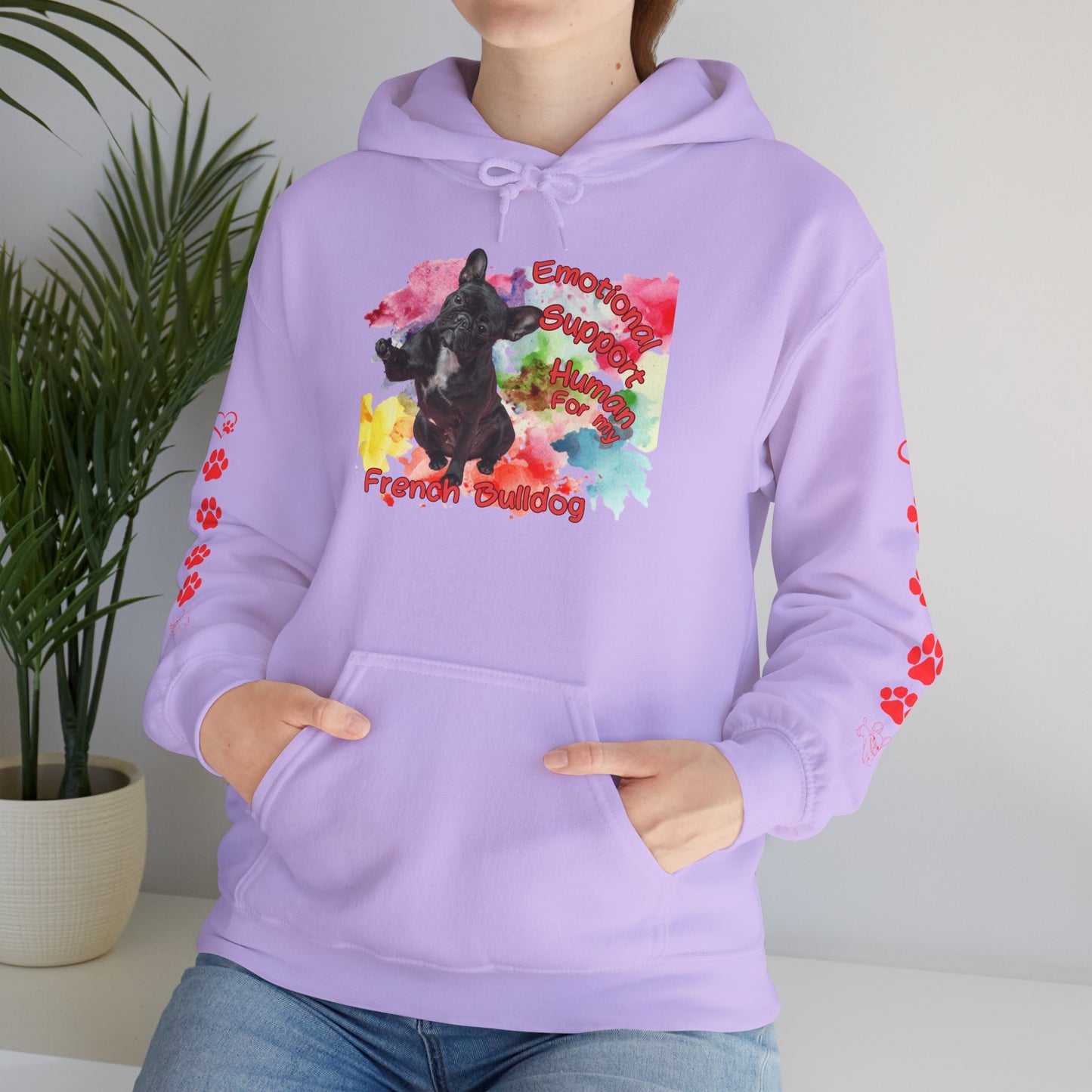 Emotional Support Human for my French Bulldog Hoodie