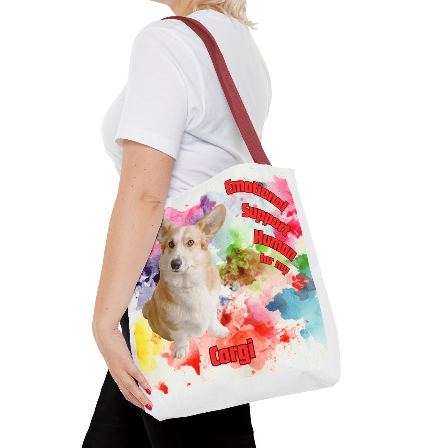 Emotional Support Human for my Corgi Tote bag