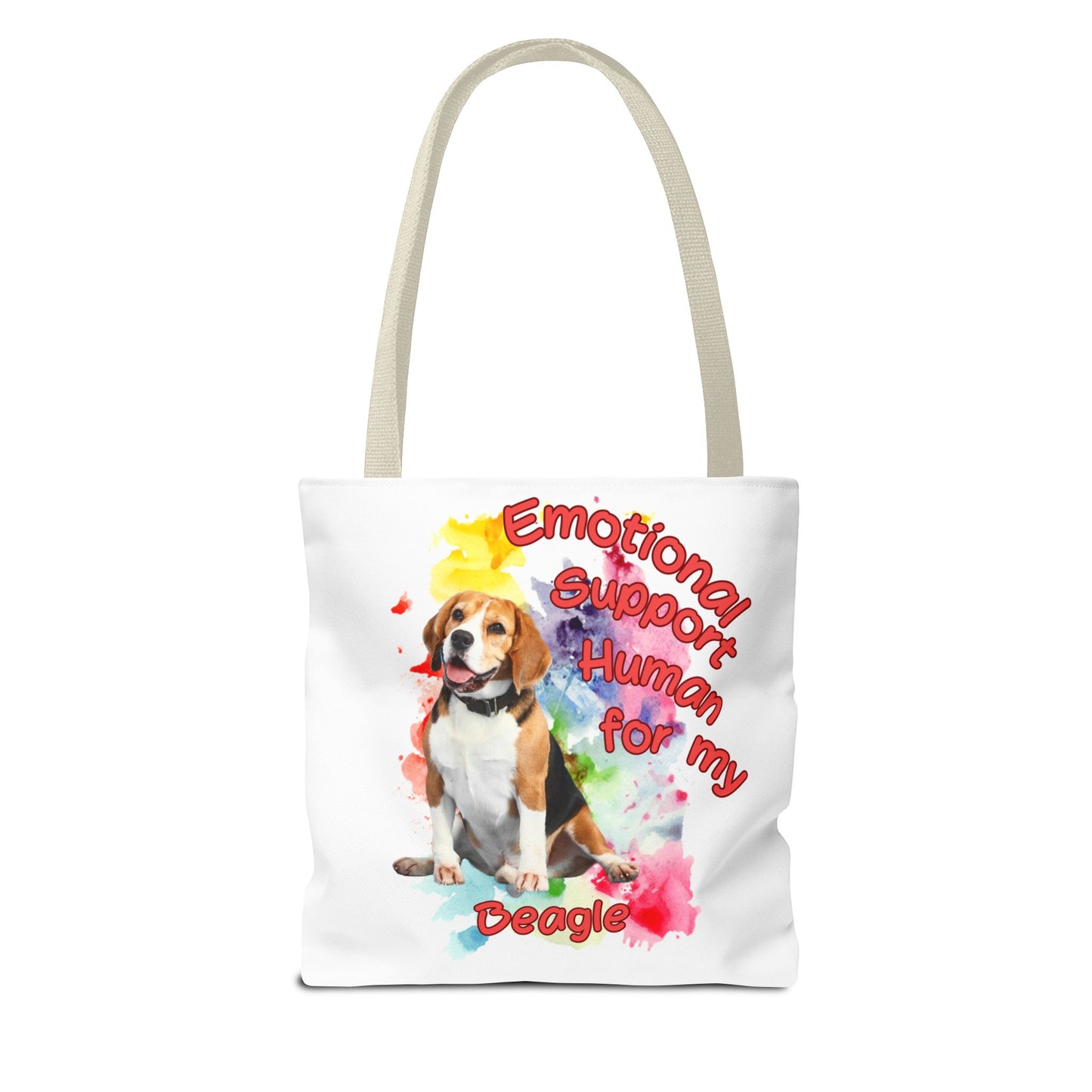Emotional Support Human for my Beagle Tote Bag