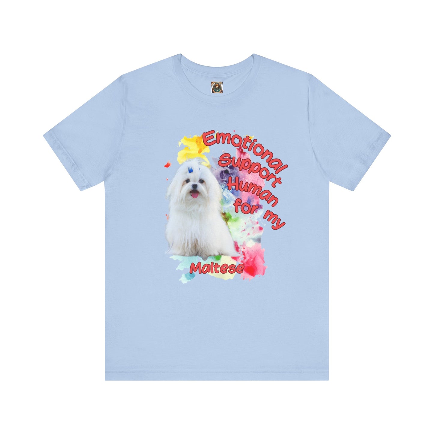 Emotional Support Human Maltese Tee