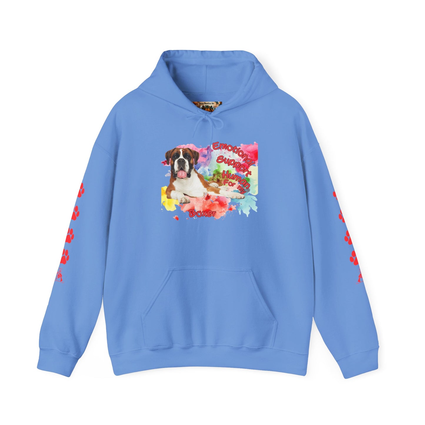 Emotional Support Human for my Boxer Hoodie