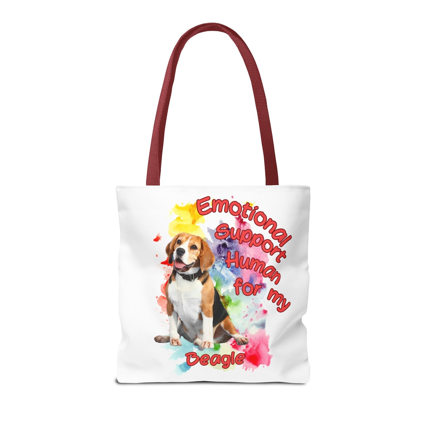 Emotional Support Human for my Beagle Tote Bag