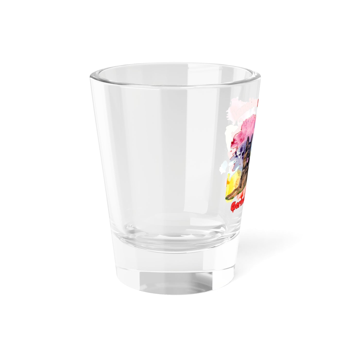 Emotional Support Human for my German Shepherd Shot Glass,