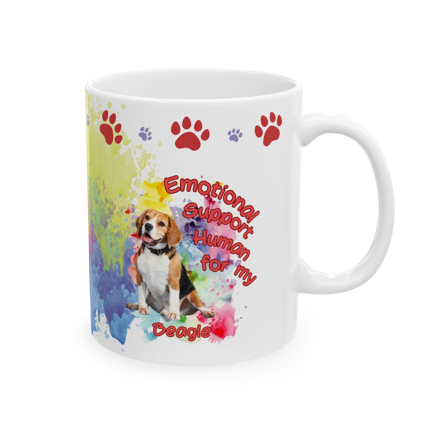 Emotional Support Human for my Beagle Coffee Mug