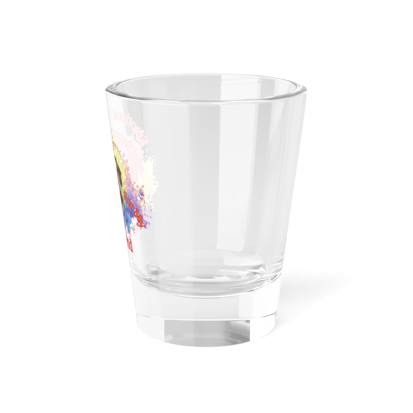 Emotional Support Human for my Dachshund wire haired shot glass