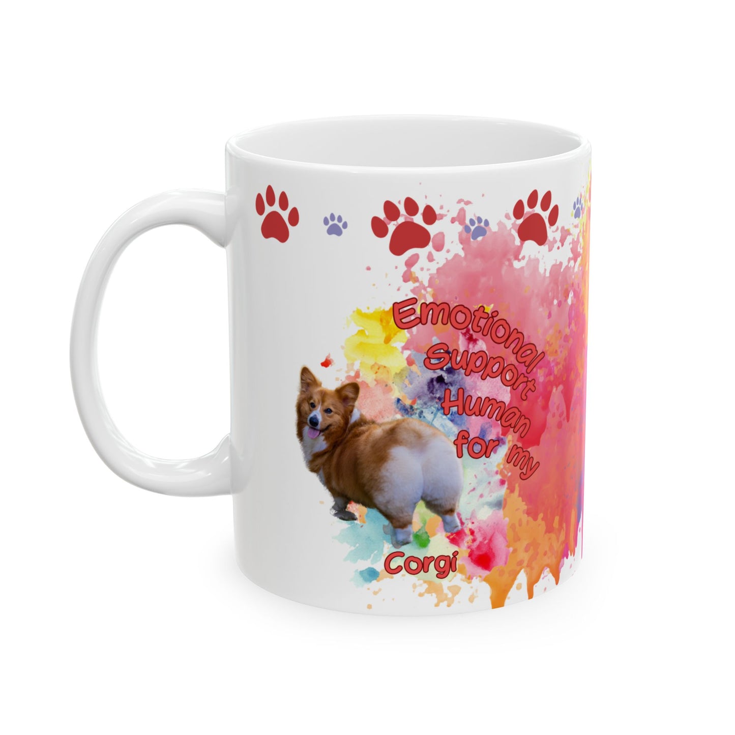 Emotional Support Human for my Corgi Coffee mug