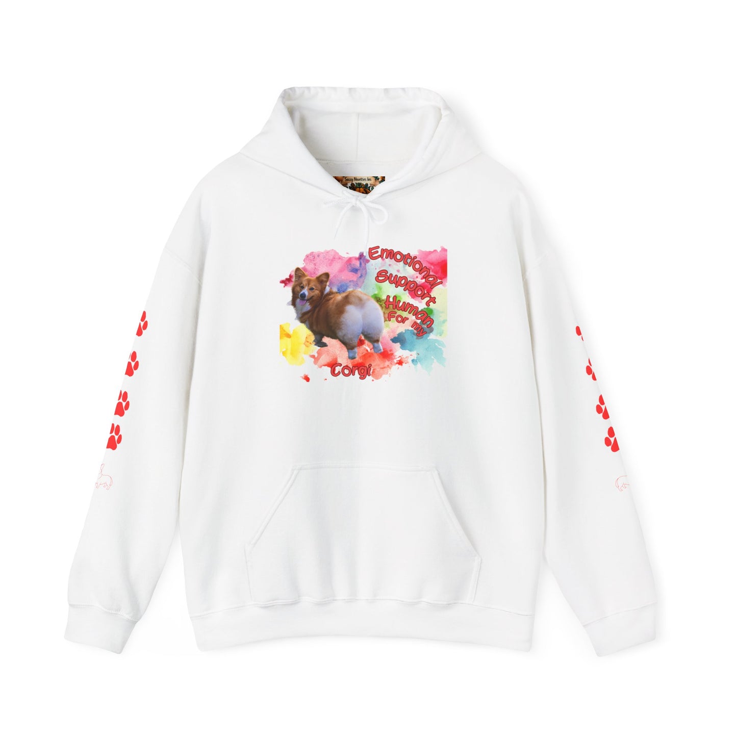 Emotional Support Human for my Corgi Hoodie
