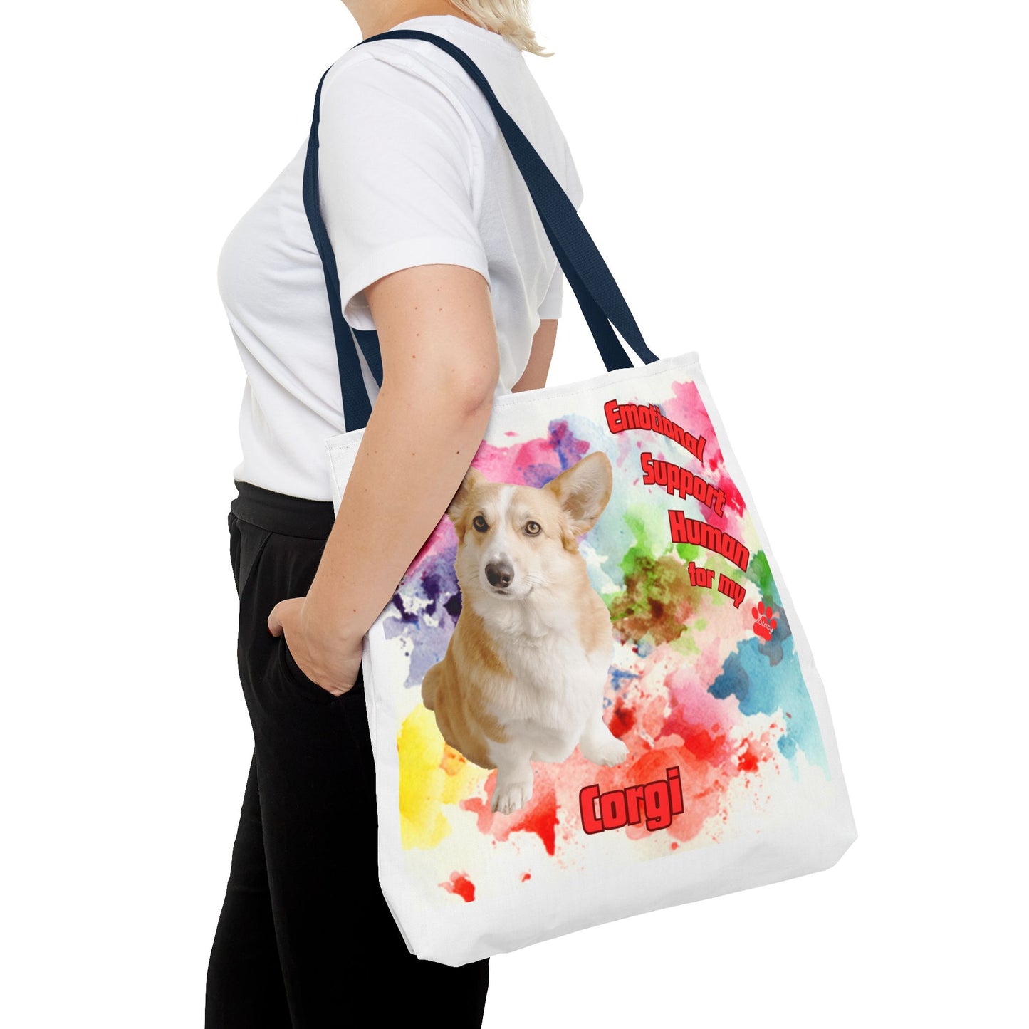 Emotional Support Human for my Corgi Tote bag