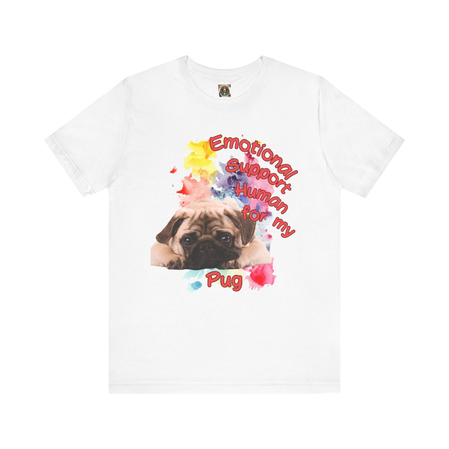 Emotional Support Human Pug Tee